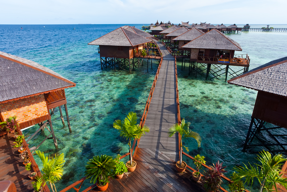 water Bungalow in Malasia